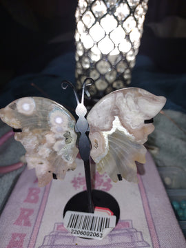CRYSTAL BUTTERFLY WITH STAND