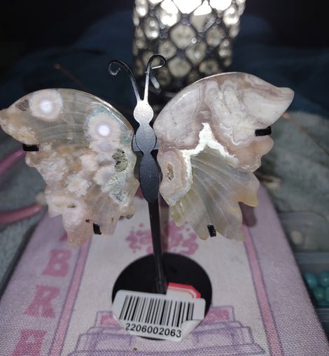 CRYSTAL BUTTERFLY WITH STAND
